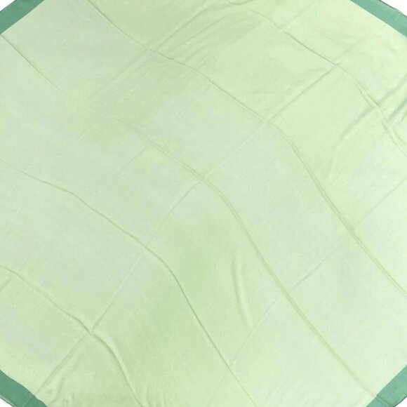 Auth HERMES Carre 140 - Light Green Green Scarf - Picture 2 of 7